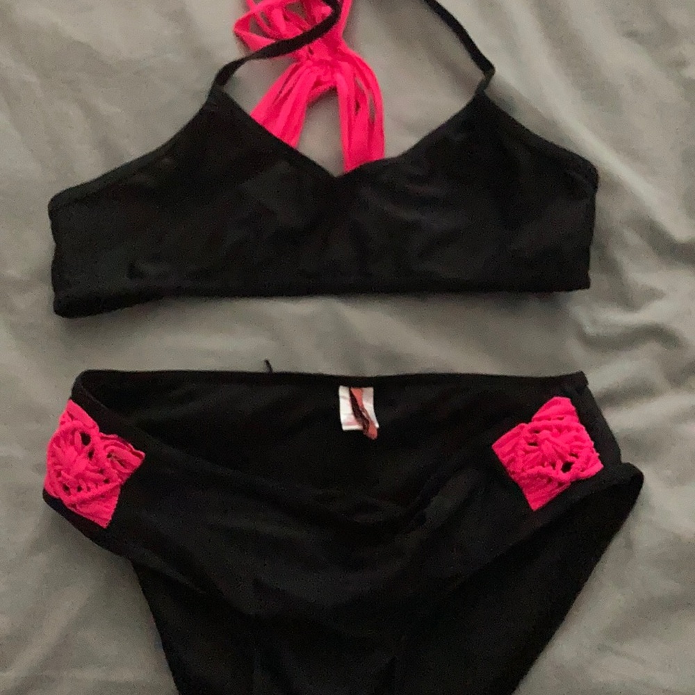 A cute black bikini